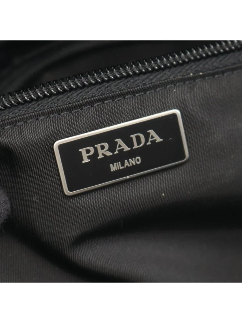 Prada Shoulder Bag Tessuto Camoufl Green Black Nylon Saffiano Leather Camouflage